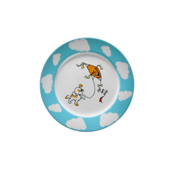 5-dielna detská porcelánová jedálenská súprava Kütahya Porselen Puppy-image-3