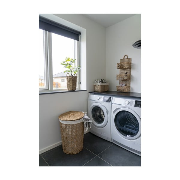 Papierový kôš na bielizeň v prírodnej farbe 77 l Pomal – House Nordic-image-1