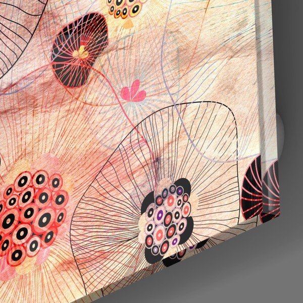 Sklenený obraz Insigne Alternative Flowers, 40 x 40 cm-image-2