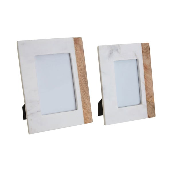 Kamenný rámček v bielo-prírodnej farbe 18x23 cm Sena – Premier Housewares-image-1