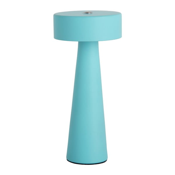 Tyrkysovomodrá LED stolová lampa (výška  16,5 cm) Mini LED Ring – Leitmotiv