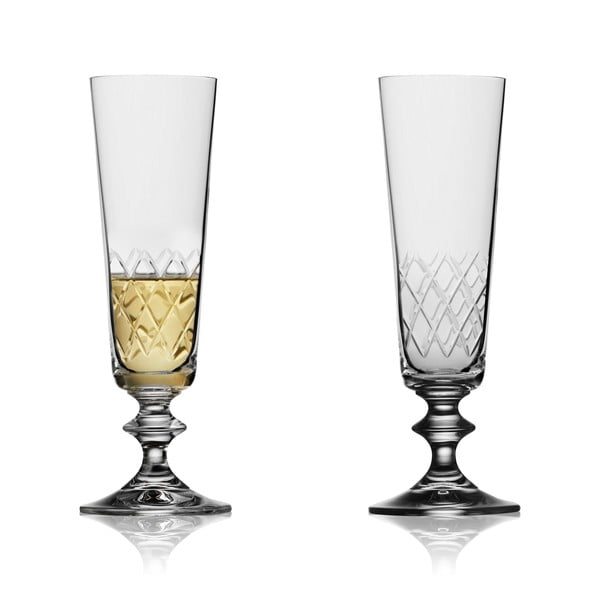 Poháre v súprave 2 ks na sekt 200 ml Eaton – Lyngby Glas