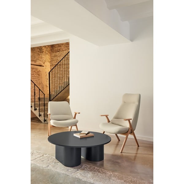 Antracitovosivý konferenčný stolík 110x111 cm Totem – Teulat-image-1