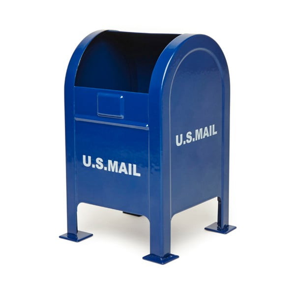 Modrý stojan na písacie potreby Kikkerland Mailbox