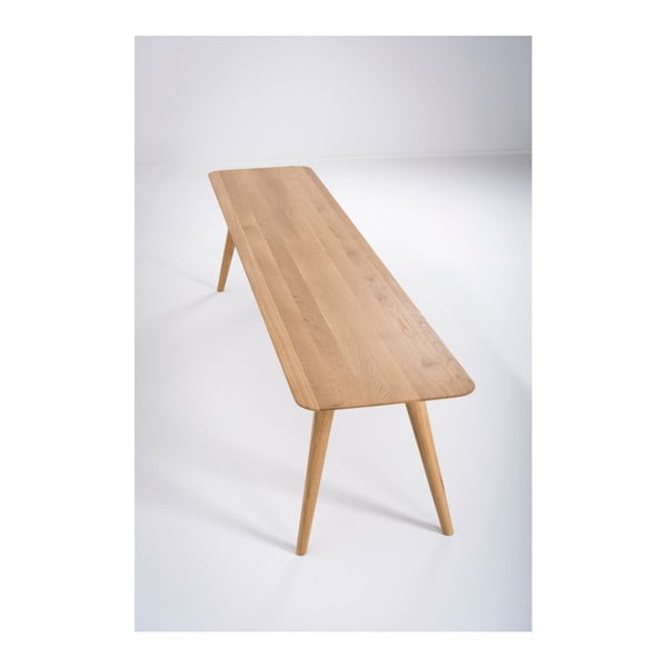 Lavica z masívneho dubového dreva Gazzda Stafa, dĺžka 140 cm-image-4