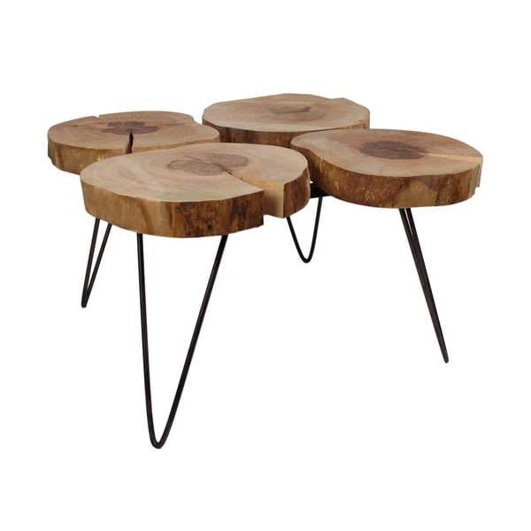 Konferenčný stolík s doskou z dubového dreva HSM Collection Slices