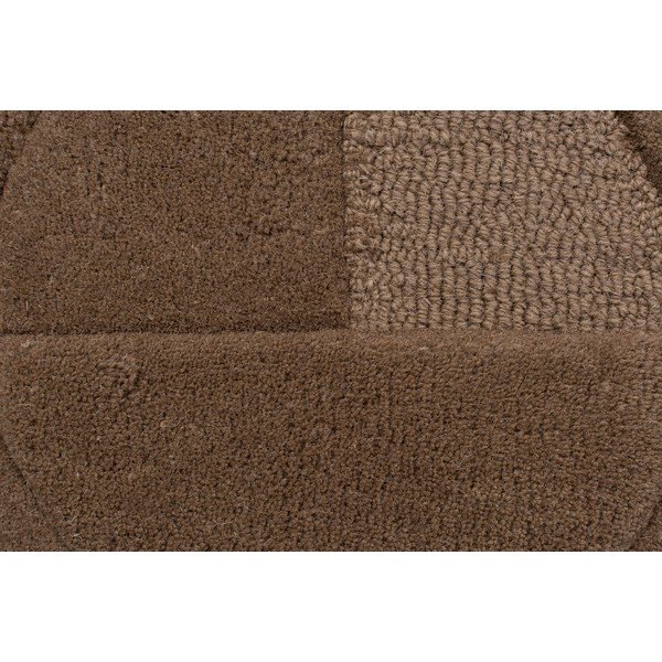 Hnedý koberec z vlny Flair Rugs Gigi, 120 × 170 cm-image-1