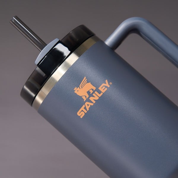 Tmavomodrá termoska so slamkou z nehrdzavejúcej ocele 1,18 l Quencher H2.0 FlowState Tumbler Twilight – Stanley-image-1