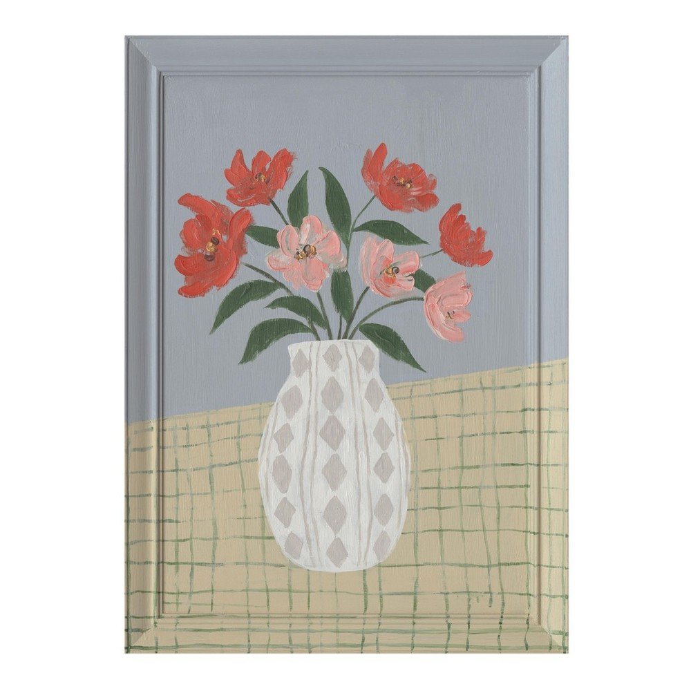 E-shop Ručne maľovaný obraz s rámom/na plátne 50x70 cm Village – Bizzotto