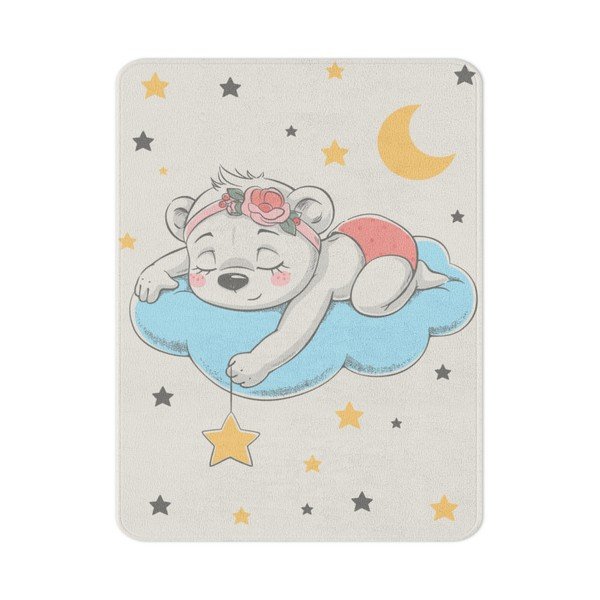 Biely detský koberec 80x140 cm Happy Dreams – Oyo Concept