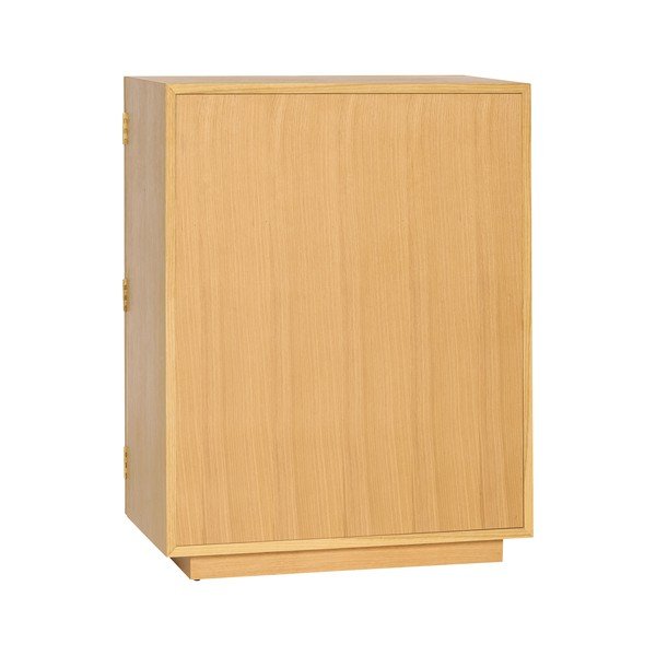 Závesná vitrína v dekore duba v prírodnej farbe 70x90x39 cm Mae – Hübsch-image-2