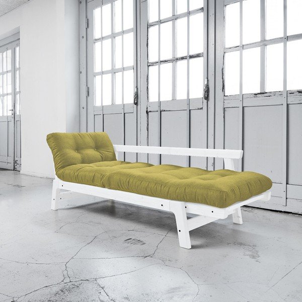 Rozkladacia pohovka Karup Step White/Avocado Green-image-3