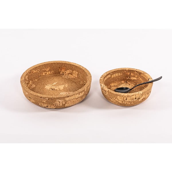 Korková misa v prírodnej farbe ø 20 cm Querco – ZicZac-image-2