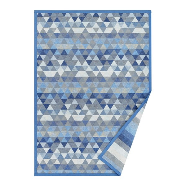 Modrý obojstranný koberec Narma Luke Blue, 140 x 200 cm