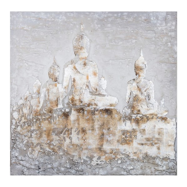 Nástenný obraz na plátne Moycor Quebec Buddhas, 100 x 100 cm
