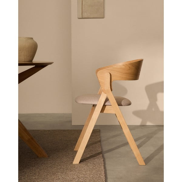 Jedálenská stolička v prírodnej farbe Godia – Kave Home-image-1