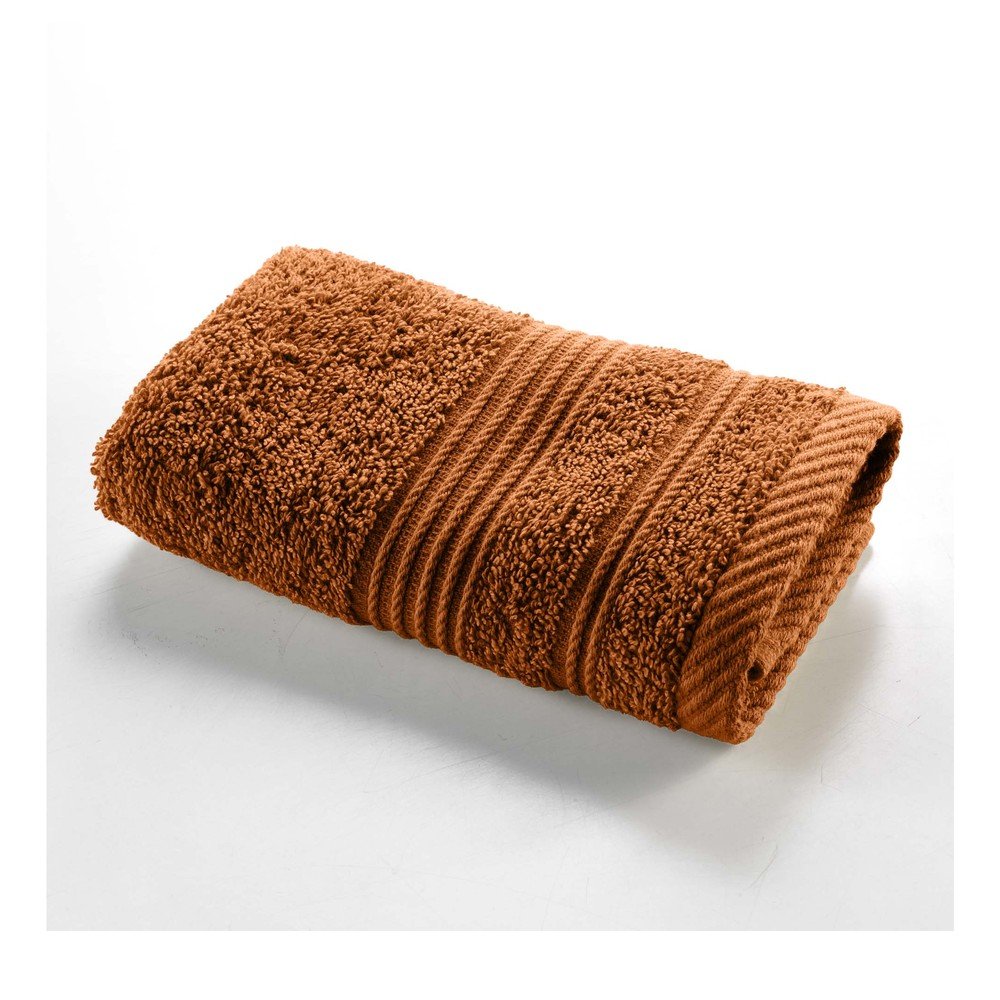 E-shop Froté bavlnený uterák v terakotovej farbe 30x50 cm Tendresse – douceur d'intérieur