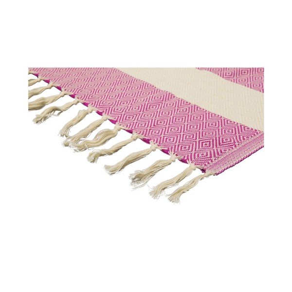 Hammam osuška Diamonds Fuchsia, 100x180 cm-image-3