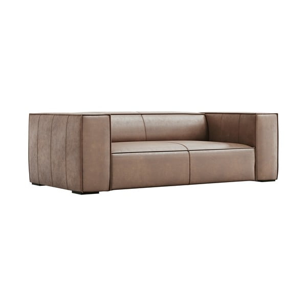Svetlohnedá kožená pohovka 212 cm Madame - Windsor &amp; Co Sofas-image-2