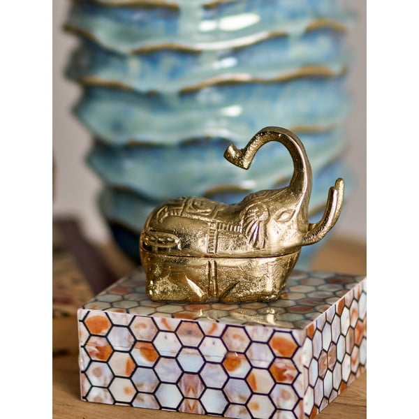 Dekoratívny polyresínový úložný box 13x10x5 cm Domino – Bloomingville-image-2