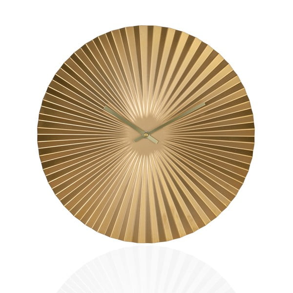 Zlaté nástenné hodiny Andrea House Origami, 40 cm