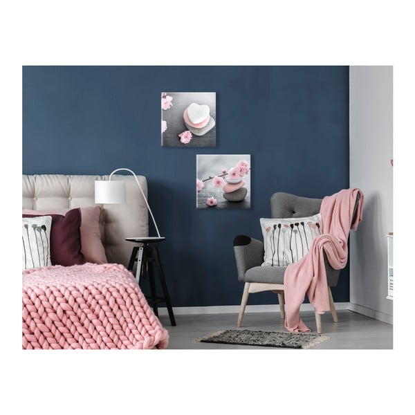 Obraz Styler Glasspik Spa & Zen Heart Stone, 30 × 30 cm-image-2