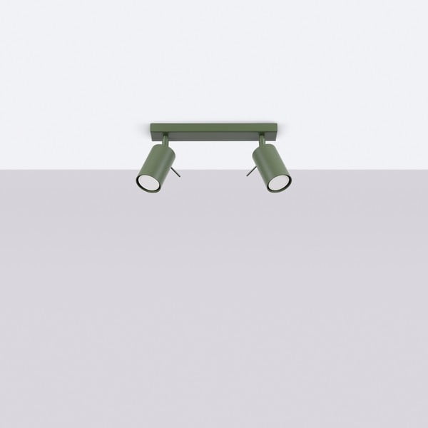 Zelené bodové svietidlo 6x30 cm Etna – Sollux-image-4