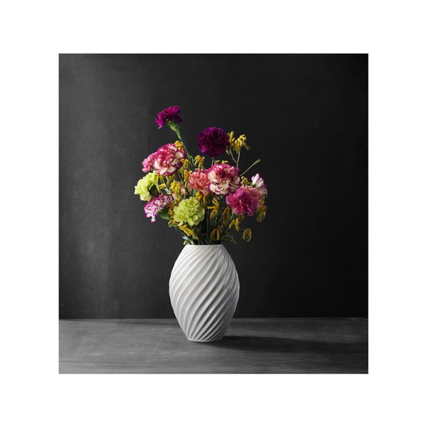 Biela porcelánová váza Morsø River, výška 26 cm-image-1