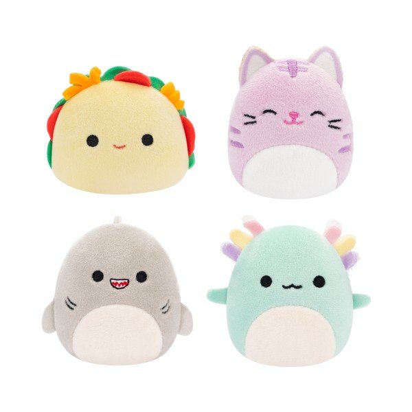 Plyšové hračky v súprave 4 ks Micromallows 4Pack – SQUISHMALLOWS