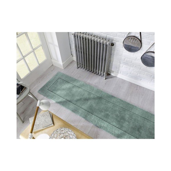 Vlnený behúň Flair Rugs Tuscany Sienna Duck Egg, 60 x 230 cm-image-1