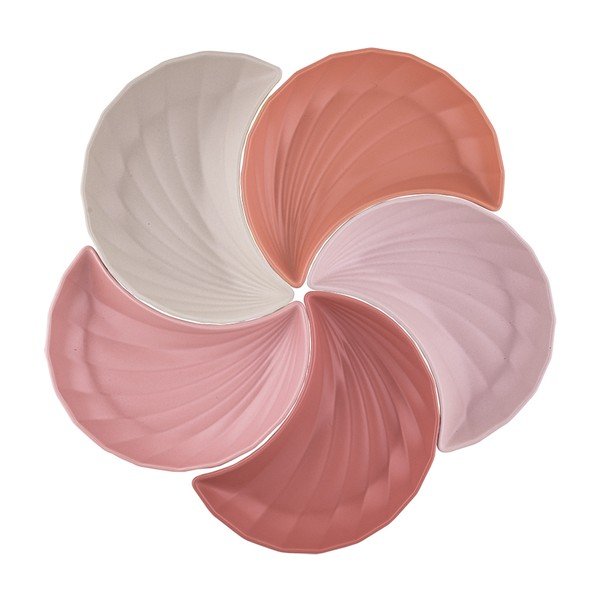 Kameninová servírovacia súprava 5 ks Palmarosa pink – Villa Altachiara