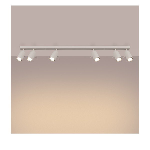 Krémovobiele bodové svietidlo 6x117 cm Etna – Sollux-image-3