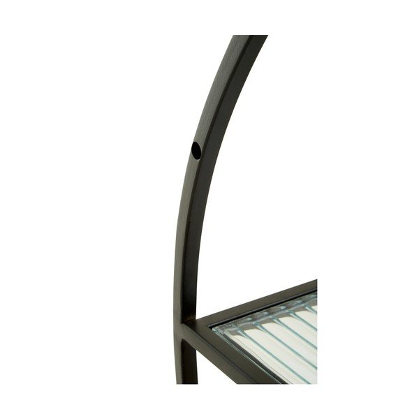 Čierna/v prírodnej farbe poschodová kovová polica 61 cm Mataram – Premier Housewares-image-4