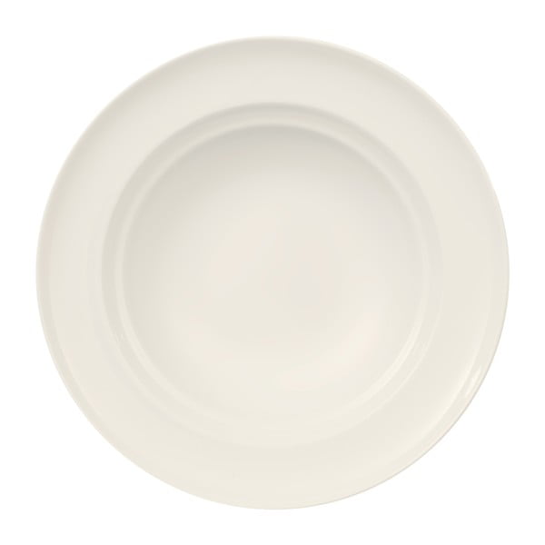 Biely porcelánový hlboký tanier Like by Villeroy & Boch Group, 23 cm