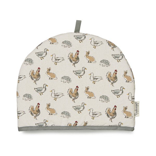 Bavlnená pokrievka na čajovú kanvicu Cooksmart ®Country Animals