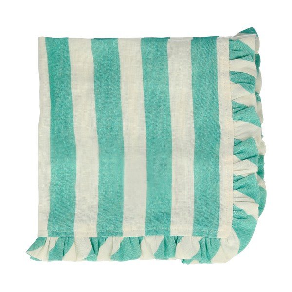 Ľanové obrúsky v súprave 4 ks Stripe Ruffle – Meri Meri-image-2