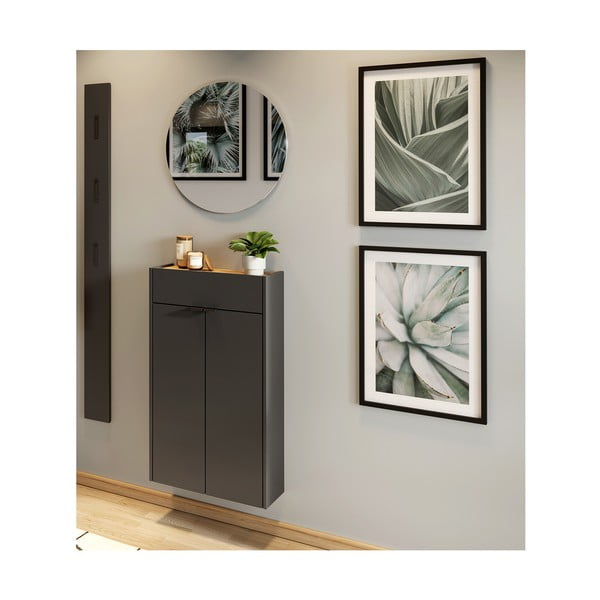 Antracitovosivá/v prírodnej farbe predsieňová zostava Ameca – Germania-image-2