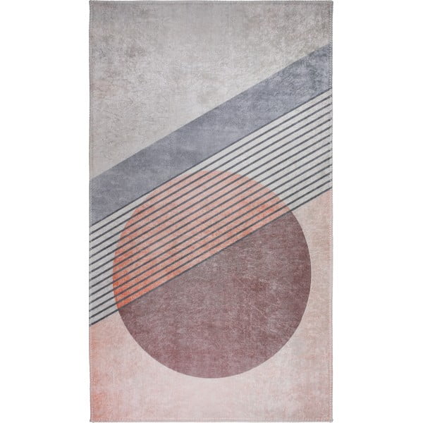 Umývateľný koberec vo svetloružovo-sivej farbe 50x80 cm – Vitaus
