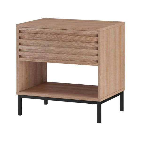 Nočný stolík s doskou v dubovom dekore v prírodnej farbe Celine – Støraa