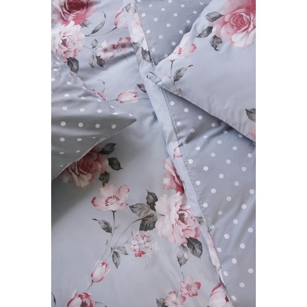 Sivé bavlnené obliečky na dvojlôžko Bonami Selection Belle, 200 x 220 cm-image-1