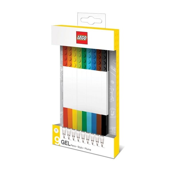 Sada 9 gélových pier LEGO® Mix