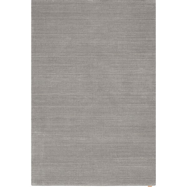 Sivý vlnený koberec 240x340 cm Calisia M Ribs – Agnella