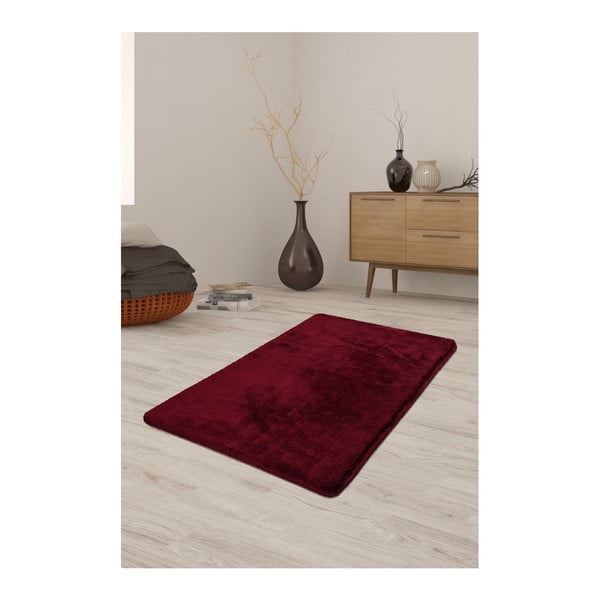 Tmavočervený koberec Milano, 120 × 70 cm