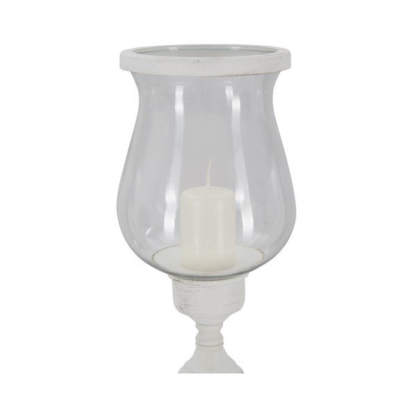 Biely jednoramenný svietnik Mauro Ferrett Provenzia, Ø 15 cm-image-1