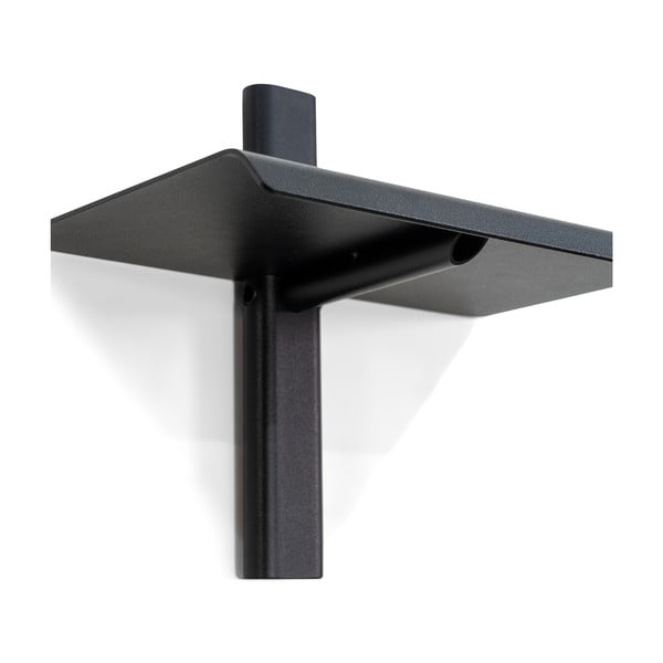 Čierna kovová polica 28 cm Hola – Spinder Design-image-2