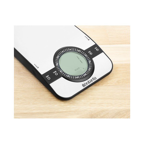 Čierno-biela kuchynská váha Brabantia Timer-image-4