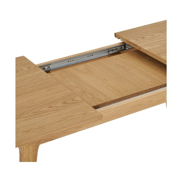 Rozkladací jedálenský stôl s prídavnou doskou v dekore duba 90x180 cm Darwin – House Nordic-image-4