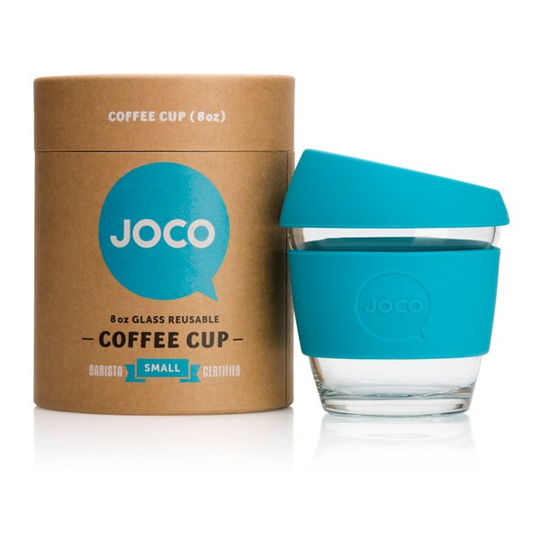 Eko hrnček na kávu Joco Cup 227 ml, modrý
