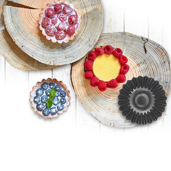 Kovové formy na pečenie tartaletky v súprave 6 ks ø 7 cm – Orion-image-3