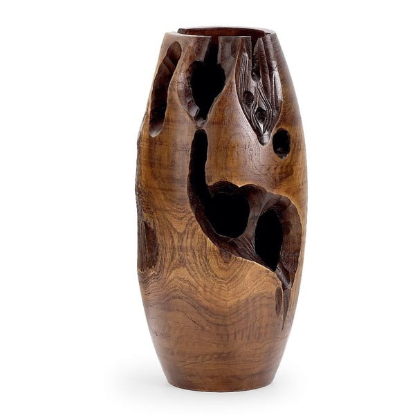 Drevená váza Erosi, 40 cm
